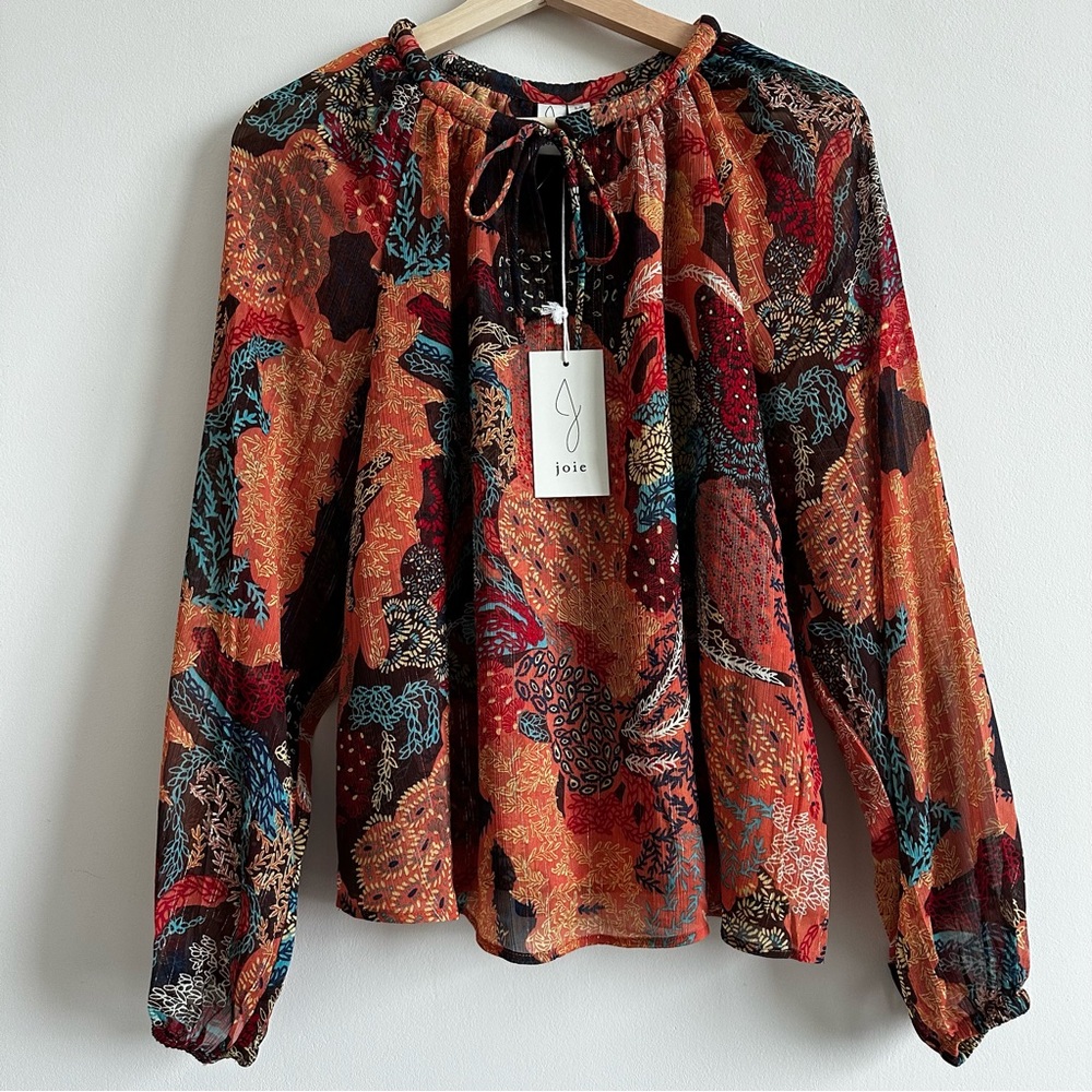 Joie Floral Print Blouse
